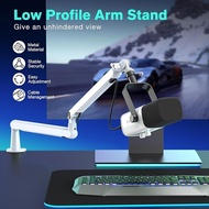 Boom Arm Mic Stand, Low Profile Microphone Arm Stand, Podcast Mic Boom Arm with Desk Mount, Cable Ch