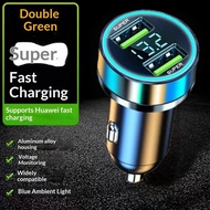 Digital Car Charger 40WOPPO 65W Super Flash Fast Charger Dual USB QC3.0 Super Fast Charger Car Charg
