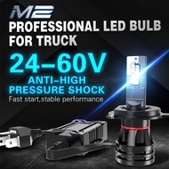 24V  LED Truck Headlight Bulb H3 H4 H7 Authentic Light (2pcs/set)