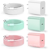 Dayaoncy Compatible with 17/16/15 Charge Fast Charging, 20W USB C Wall Charger with 3Pack 10FT USB C