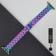 Vòng tay dây kim loại For apple watch Series 10 9 8 7 6 se dây đeo 41mm 45mm 40mm 44mm 42mm 46mm dây