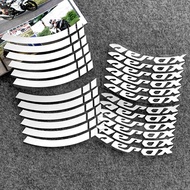 Cho YAMAHA aerox V1 V2 155 14 inch aerox Logo biểu tượng phản chiếu bánh xe máy Hub dán xe môtô phụ 