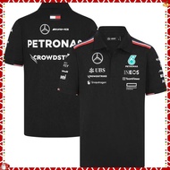 2024 Mercedes AMG Petronas F1 Team Polo-Black AAA+