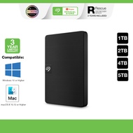 Seagate Expansion Portable External Hard Disk HDD Hard Drive USB 3.0 (5TB/4TB/2TB/1TB)