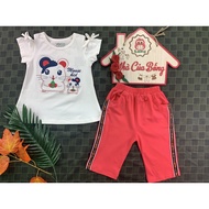 Bong's House - Mid-length baby girl set with 2 LX mice, size 9 - 40 kg