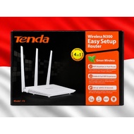 Tenda F3 300Mbps Wireless Easy Setup Router - High Speed, Wide Security, Easy Settings