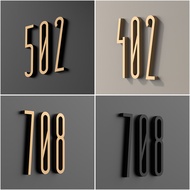 3D Solid Digital 0-9 House Number Address Customization, Creative Room Number Plate, Storage Cabinet