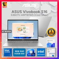 ASUS Vivobook S16 Laptop S3607V-ARP181WS (Intel Core 5 210H/16GB/512GB SSD/UHD Graphics/16.0" WUXGA/