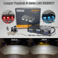 MATA IBRIGHT L20 Blue Lens 3-Eye Spotlight with Cooling Fan