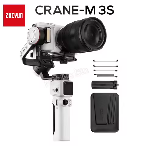 ZHIYUN Crane M3S Camera Gimbal Stabilizer Handheld for Mirrorless Cameras Sony A7S3 Canon M50 II EOS