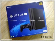 現貨 『東京電玩會社』【PS4】 PS4 PRO 主機 CUH-7218B 1tb硬碟 極致黑~ 系統版本9.6 可改機