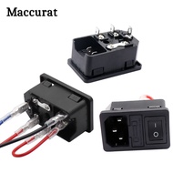 3D Printer Parts 220V/110V 15A Power Supply Switch Male Socket with Fuse for 3D Printer DIY 3D Print