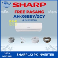 AC SHARP INVERTER 1/2 PK 0.5 PK DAN PASANG / AC 1/2 PK INVERTER