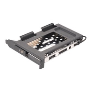 [IpvCQZ]Mobile Rack for 2.5 Inch HDD SSD for PCI Slot Expansion SATA3 6Gbps Connector Hotswap Suppor