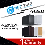 LIAN LI A3-MATX PC CASE - (BLACK | WHITE | B WOOD | W WOOD)