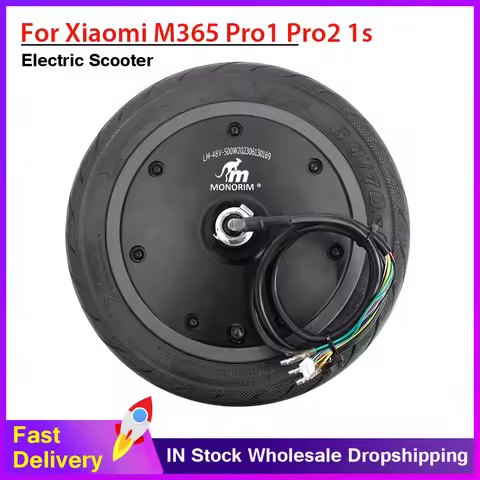 Monorim 48V 500W N9-22 Motor Wheel Engine Inflatable Tires for Xiaomi M365 Pro1 Pro2 1s Es Mi3 Elect
