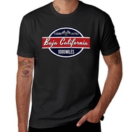 Men's cotton T-shirt Baja California Racing - 1000 Miles T-Shirt for a boy plain designer t shirt me