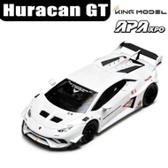 KING MODEL 1/64 Huracan GT LBWK APAxpo Alloy Motor Vehicle Toy Die-casting Metal Model Collection Bo