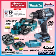 MAKITA 40Vmax 40V XGT Cordless Combo 1 ( DF002 Cordless Driver Drill / KP001 Cordless Planer )