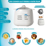 Electric Egg Cooker 6 Modes Multifunction Boiler 4 Eggs Electric Steamer Egg Streamer Egg Boiler Wit