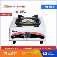 Rinnai RI511A Kompor 1 Tungku RI-511A / RI511 A / RI 511 A / RI 511A (Deluxe) - Stainless Steel Colo