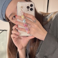Fashion Candy Color Heart-shaped Transparent Soft for iPhone 14 Pro Max13 Pro Max 12 Pro Max 7 8Plus 11 XR XS Max SE 20 Phone Case