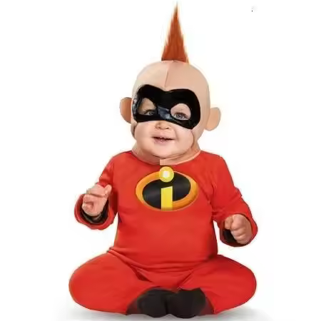 Costume new Jack Baby Jack Halloween Costume Mr. Incredible 2 jumpsuit Costume adult toddllers Cospl