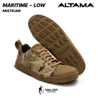 Altama - Maritime Low Wide [Multicam] รองเท้ายุทธวิธี รองเท้าผ้าใบผู้ชาย ข้อสั้น มีรูระบายน้ำ มีที่ล