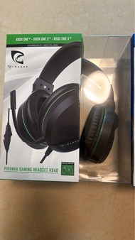全新耳機🎧 Piranha HP40遊戲頭戴式耳機與帶耳墊的頭帶和耳罩上的精美PU極為吻合。  HP40封閉了周圍的環境，以提供封閉的遊戲體驗。  40mm驅動器以20hz – 20KHz的頻率響應為