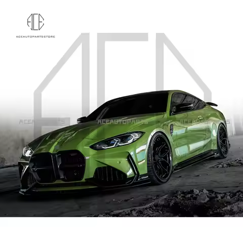 For BMW M3 M4 G80 G82 real carbon fiber body kit M3 M4 G80 G82 upgraded ad style front bumper lip