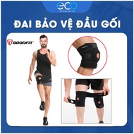 GoodFit GF515K sports knee bandage – 3 fixed straps, knee support, gym, jogging