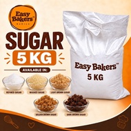 EASY BAKERS SUGAR 5 KILOS (REFINED, WASHED AND BROWN)