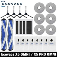 Ecovacs X5 OMNI / X5 PRO OMNI Robot Vaccum Replacement Parts Dust Bag Main Side Brush Filter Mop Acc