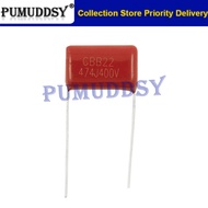 10PCS 400V474J 0.47UF Pitch 15mm 470NF 400V 474 CBB Polypropylene film capacitor new
