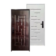 PINTU + KUSEN + HANDLE - BAHAN PLAT BAJA / PINTU BESI /PINTU PLAT BAJA / PINTU ALUMINIUM / PINTU KAM