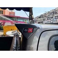 Toyota Hilux Revo Rocco Rogue GR Spoiler Carbon Design Racing Logo GR Rear Spoiler