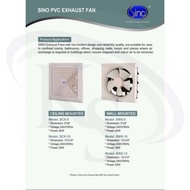 SINO WALL/CEILING EXHAUST FAN 8’ 10’ 12’