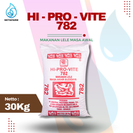 PAKAN IKAN LELE NILA GURAME DLL HI-PRO-VITE 782. 30KG