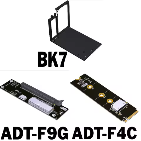 PCIe 4.0 F9G 64Gbps OcuLink Laptop External Graphics Card GPU Docking Station for M.2 NVMe to SFF-86