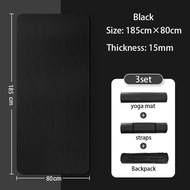 Original 185*90CM Thickened Yoga Mat NBR Waterproof High Density Rebound Yoga Mat Home Gym Non-Slip 