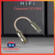 ALAC USB Type C to 3.5mm HiFi Adapter Cable DAC Conexant CX31993 Chip - CX-PRO