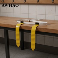 [AWHAO] American Football Waist Flag Non Touch Flag Football Red D-ring 2 Flags