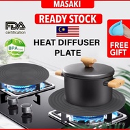 MASAKI Heat Diffuser for Gas Stove 24 & 28cm Diffuser Plate Multifunctional Thawing Plate for Defros