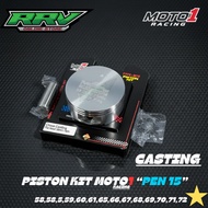 MOTO1 Piston Pen 15 Casting Size 58.5 - 72 mm Piston Raw Material Flat Moto1 M1R Racing Brand