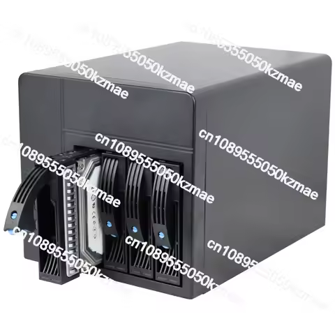 4-Bay NAS Mini-ITX Chassis | 1U Small Form Factor with Hot-Swap HDD Trays | DIY IPFS/Home Server