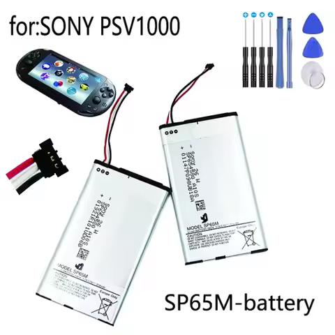 New 2210mAh Original Battery For Sony PSV1000 PSV 1000 SP65M PlayStation PS VITA Gamepad PCH-1001 PC