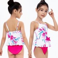 ชุดว่ายน้ำเด็กข้ามพรมแดน 2022 รุ่นใหม่ bikini สายเดี่ยวน่ารัก 2-12 โรงงานขายส่งชุดว่ายน้ำเด็กหญิงปี