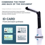 Z5Document Camera for Teachers, Portable USB Document Camera Scanner with Stand 8MP HD A4 Format Cam