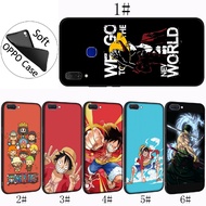 OPPO R17 R15 R11S F11 Pro A37 Neo 9 Soft TPU Cover Luffy Cartoon One Piece Phone Case