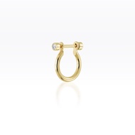 PiercingRoomByJay Single Gems Plain Bar Hoop ห่วง conch เงินแท้ (ราคาต่อชิ้น)